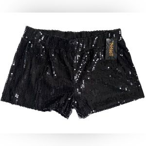 NWT Spirit Sequin Mini Shorts Sexy Club Dazzle Rave Diva Costume Lined Size M/L